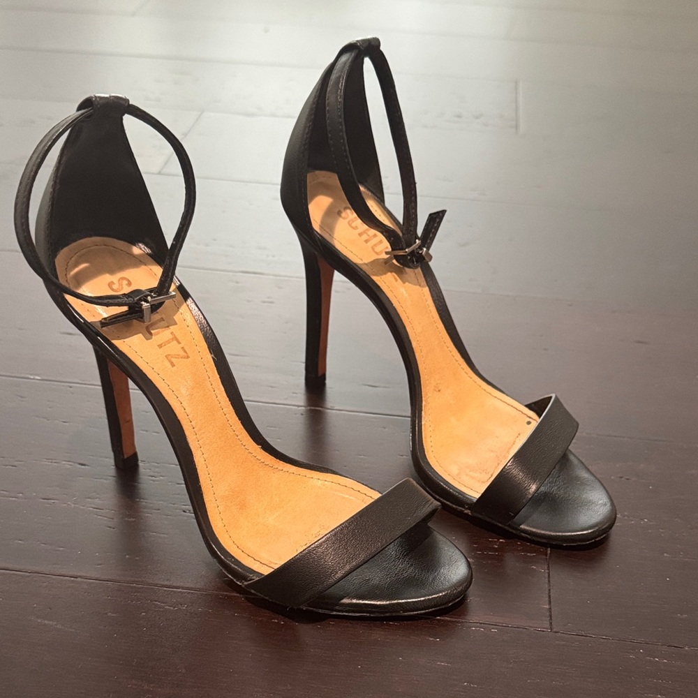 Schutz Cadey Lee Black Heels